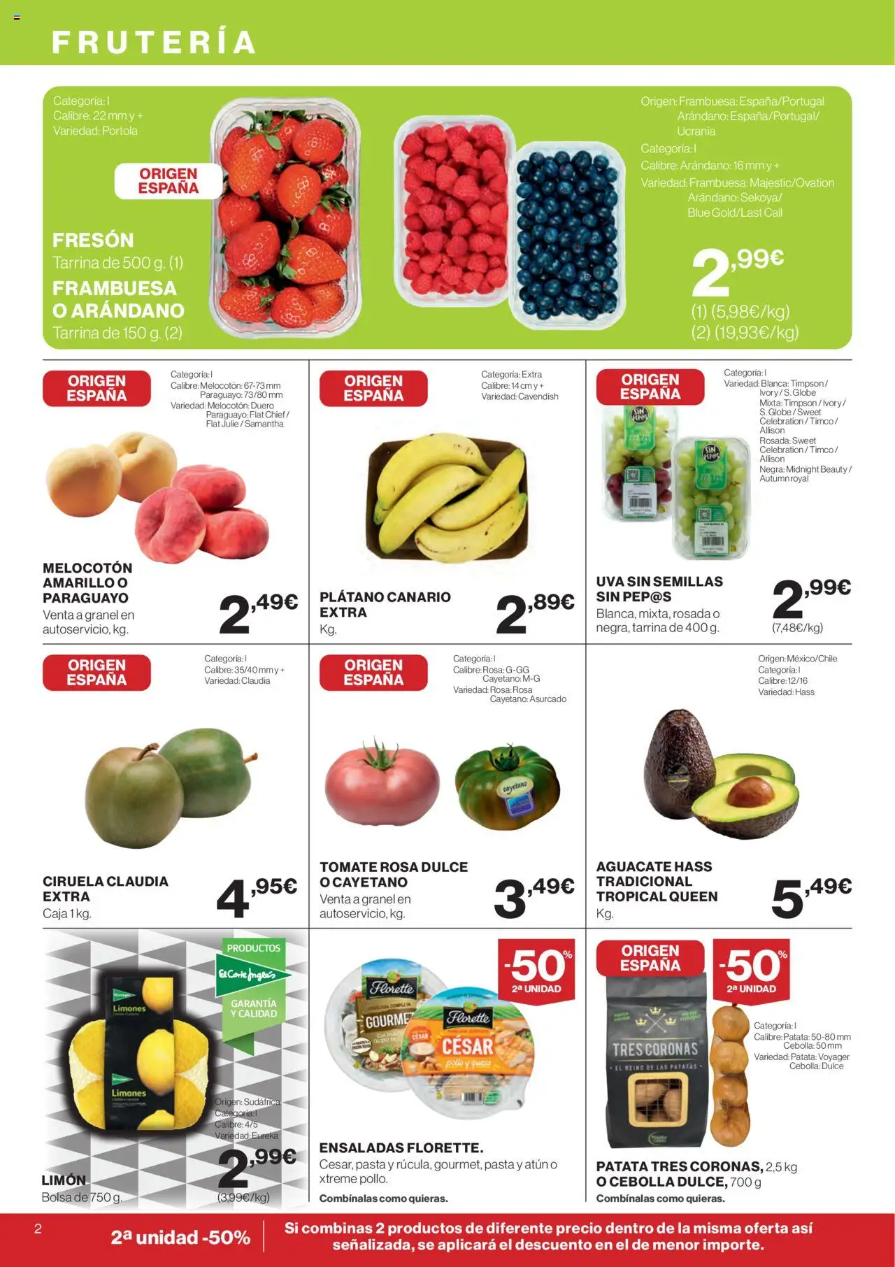 Supercor folleto │ válido desde el 14.08.2025 | Página: 2 | Productos: Queso, Bolsa, Melocotón amarillo, Caja