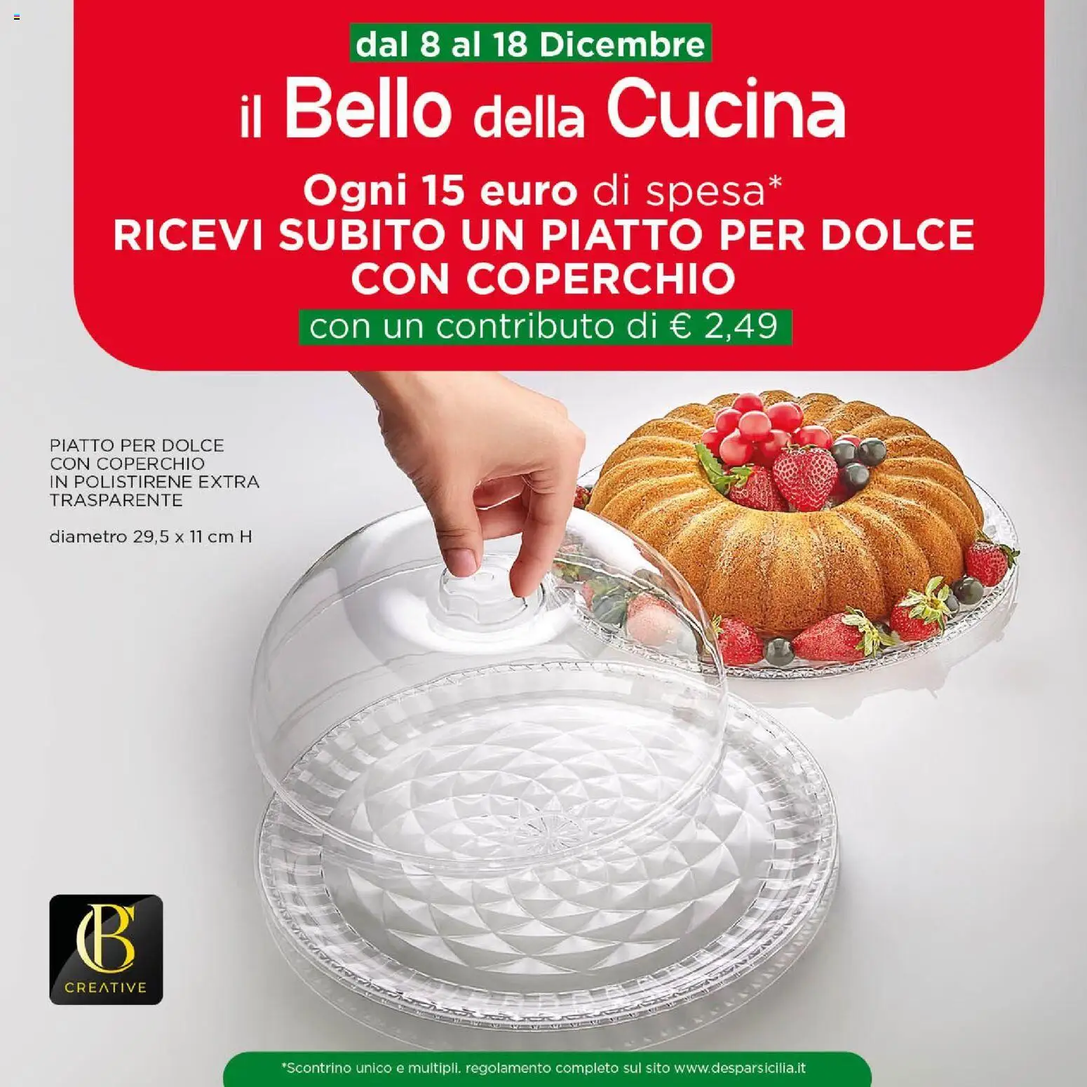 Volantino Despar del 08.12.2025 | Pagina: 3 | Prodotti: Piatto