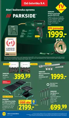 PARKSIDE 2 u 1 Montažna ležaljka ili stolica za radionicu, Može se opteretiti kao daska za kotrljanje maks. 150 kg, kao stolica maks. 120 kg - pregled Lidl kataloga - važi od 09.04.2026 | Strana: 80 | Proizvode: Set alata, Ležaljka, Sto, Saksija