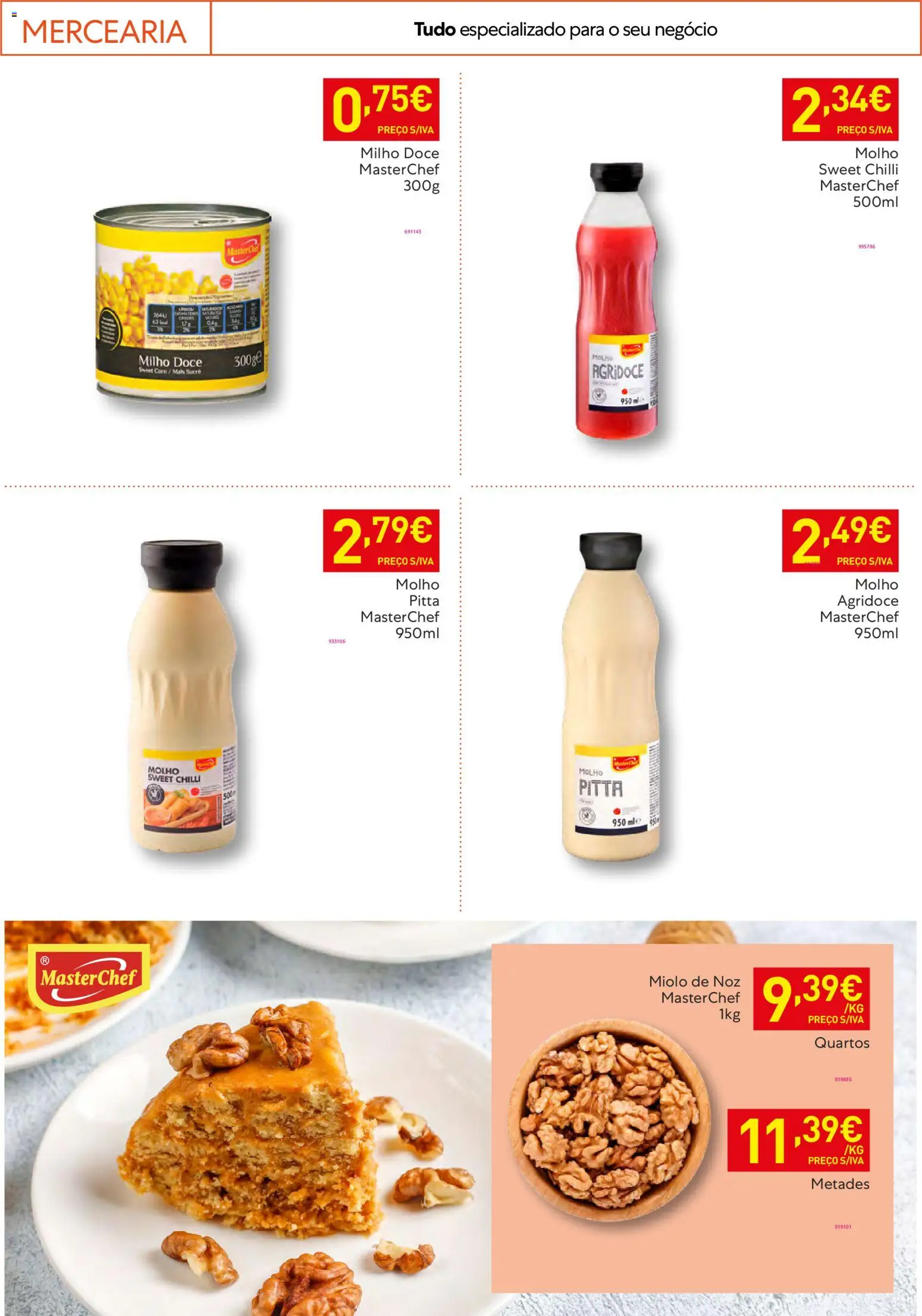 Recheio Horeca │ válido de 17.02.2026 | Página: 13 | Produtos: Milho