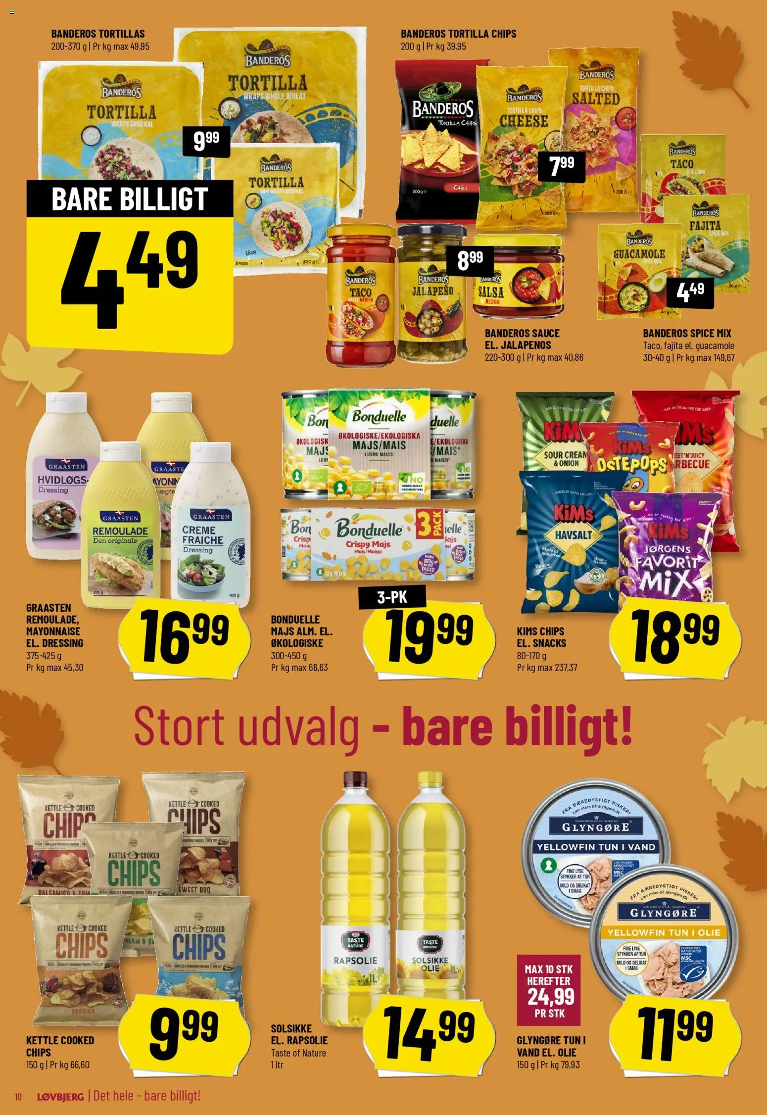 Løvbjerg tilbudsavis – gyldig fra 24.10.2025 | Side: 10 | Produkter: Olie, Creme, Dressing, Remoulade