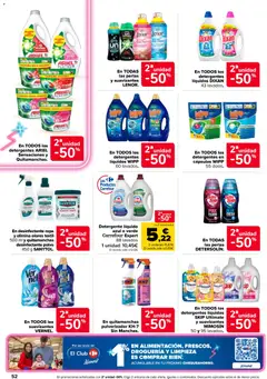 Vista previa Carrefour folleto válido desde el 24.03.2026 | Página: 52 | Productos: Polvo, Ropa, Detergente líquido, Cable