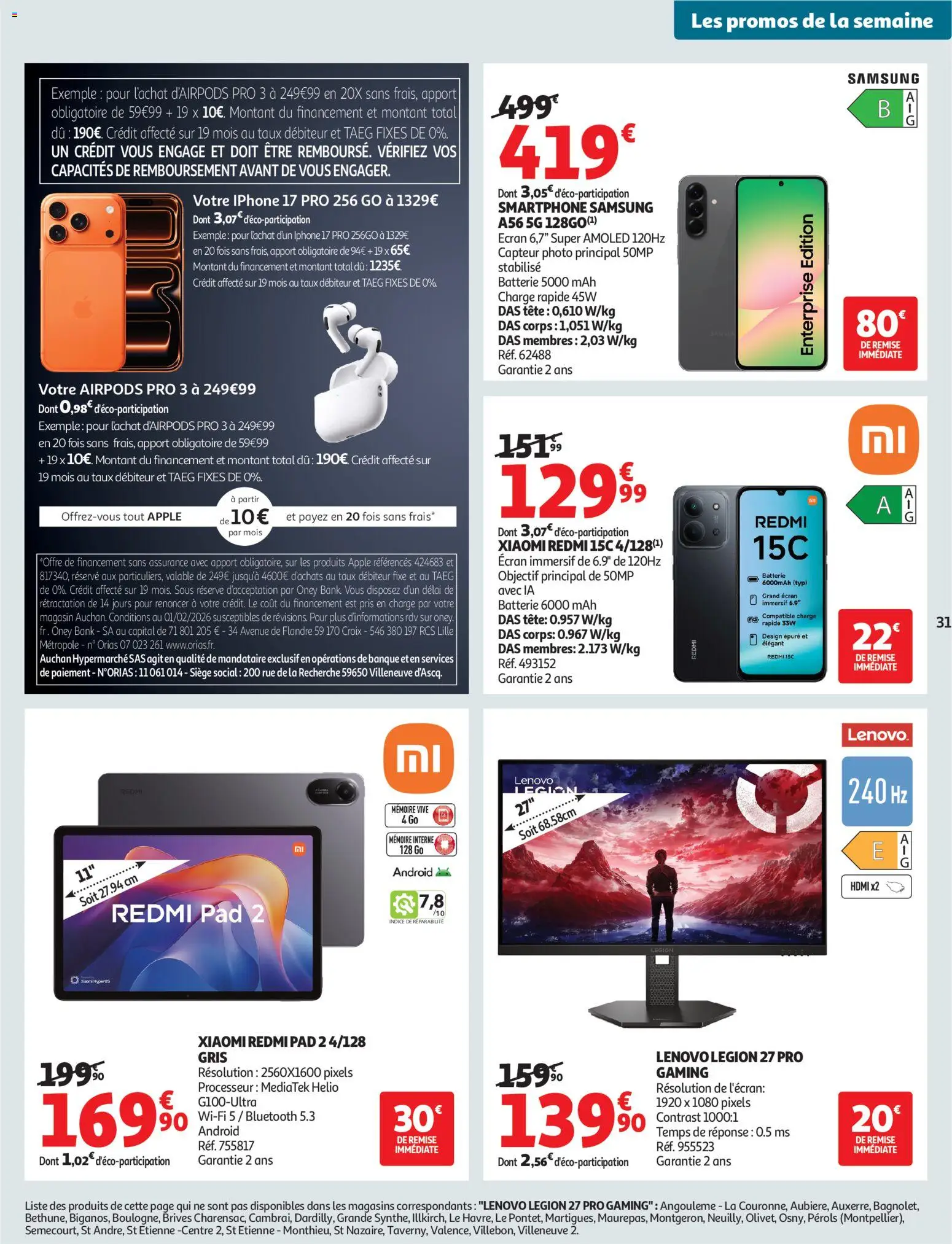 {H1} | Page: 31 | Produits: Smartphone, Batterie, Iphone