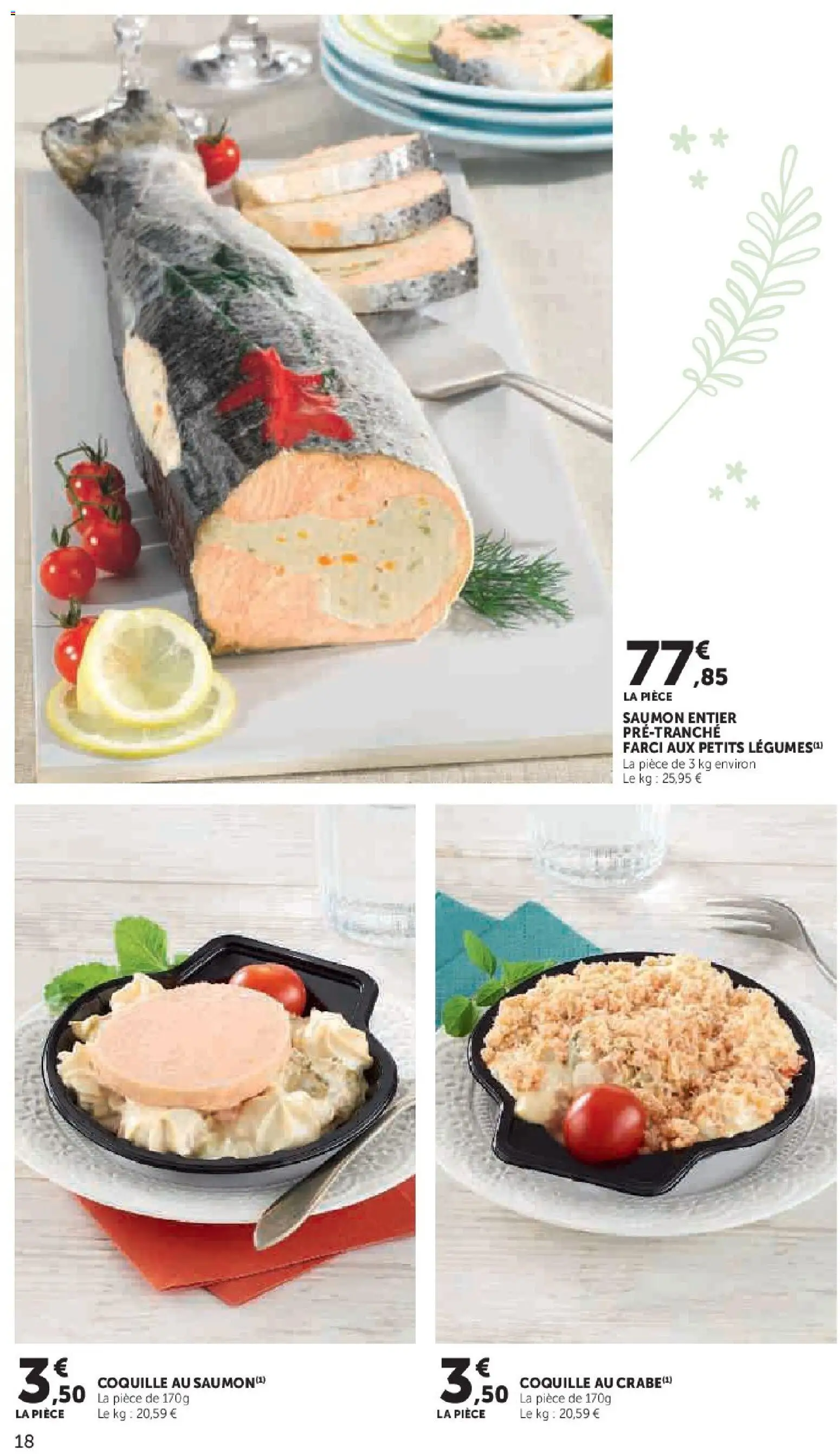 {H1} | Page: 18 | Produits: Saumon entier, Saumon