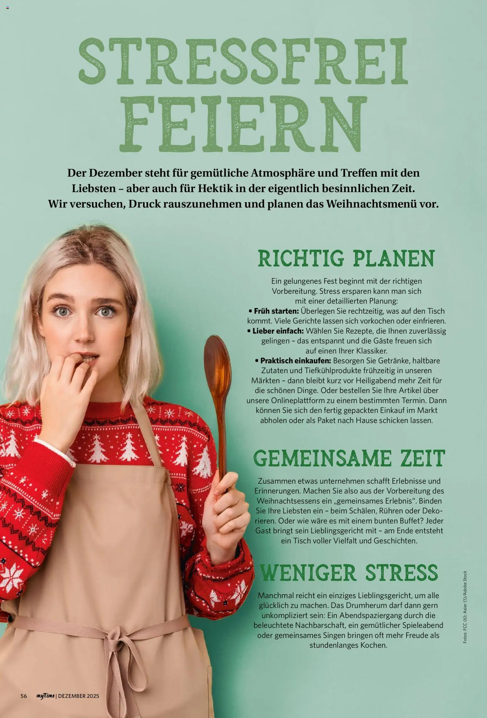 Famila Nordwest  myTime Dezember 2025 – gültig ab 01.12.2025 | Seite: 56 | Produkte: Tisch