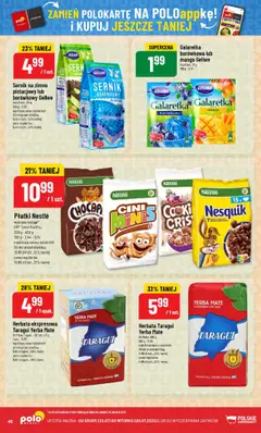 POLOmarket Gazetka od 23.07.2025 | Strona: 46 | Produkty: Galaretka, Herbata, Płatki, Yerba mate