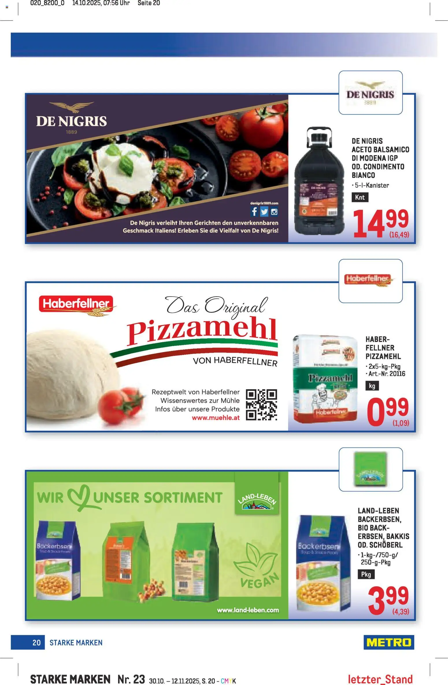 Metro Starke Marken gültig ab 30.10.2025 | Seite: 20 | Produkte: Uhr, Mühle