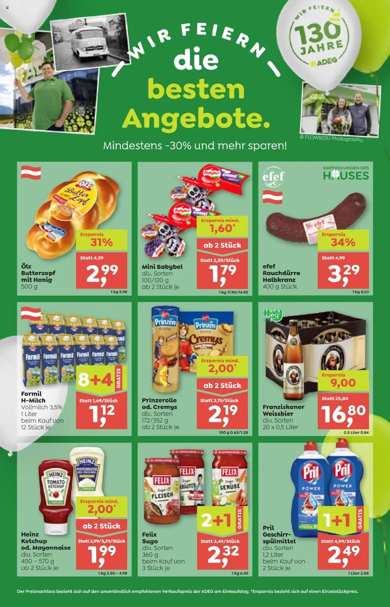 ADEG Flugblatt gültig ab 09.10.2025 | Seite: 6 | Produkte: Ketchup, Gemüse, Mayonnaise