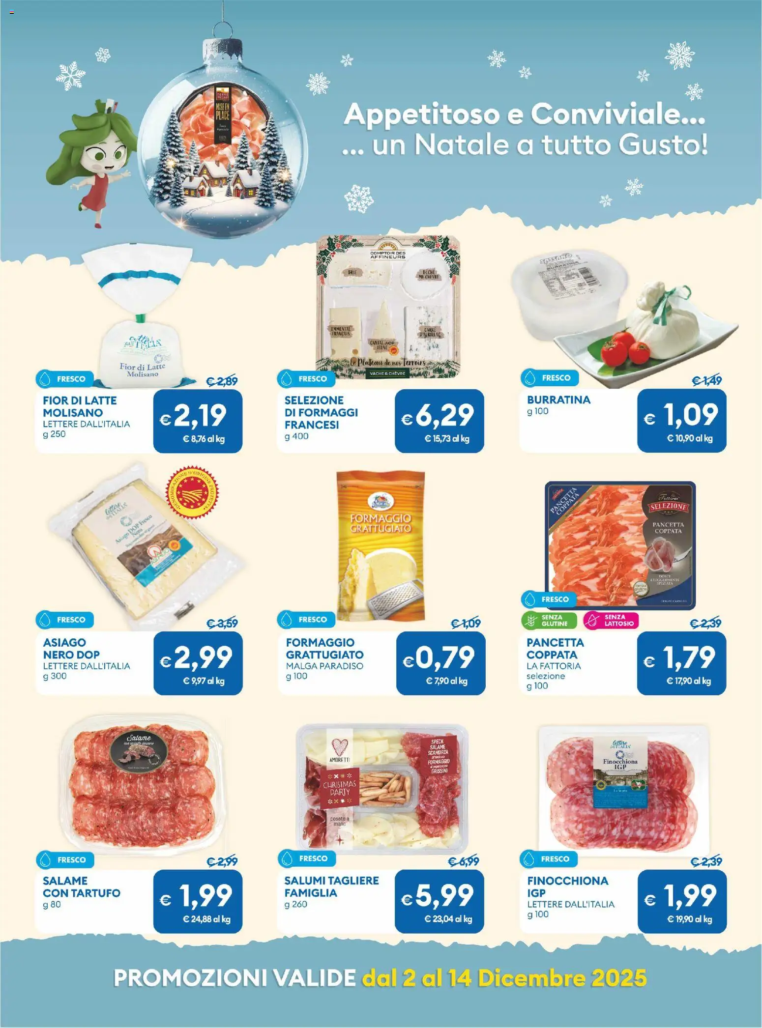 Volantino MD Discount del 02.12.2025 | Pagina: 10 | Prodotti: Speck, Tartufo, Salame, Emmental