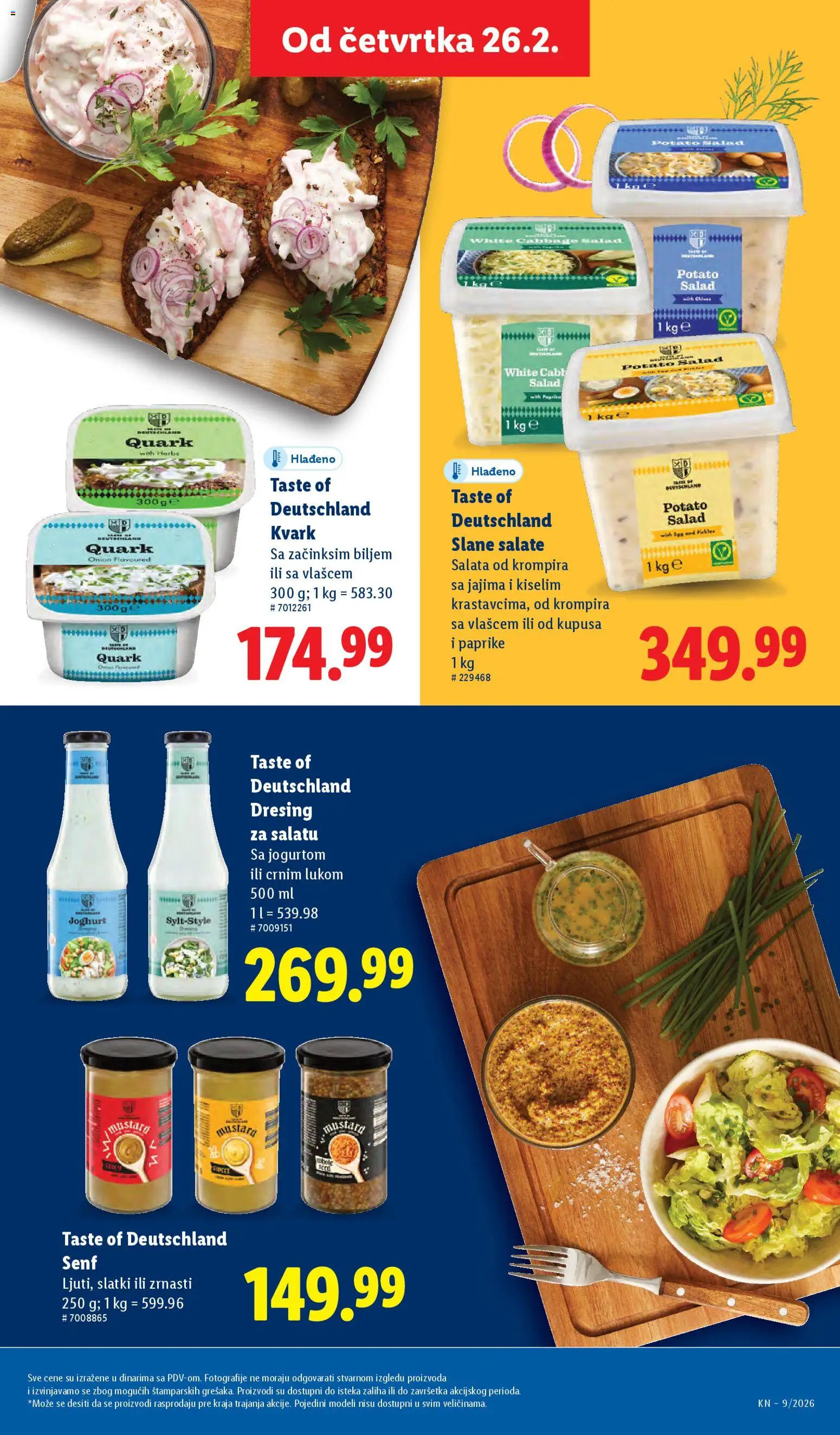 Lidl katalog - važi od 26.02.2026 | Strana: 65 | Proizvode: Senf, Salata, Paprika