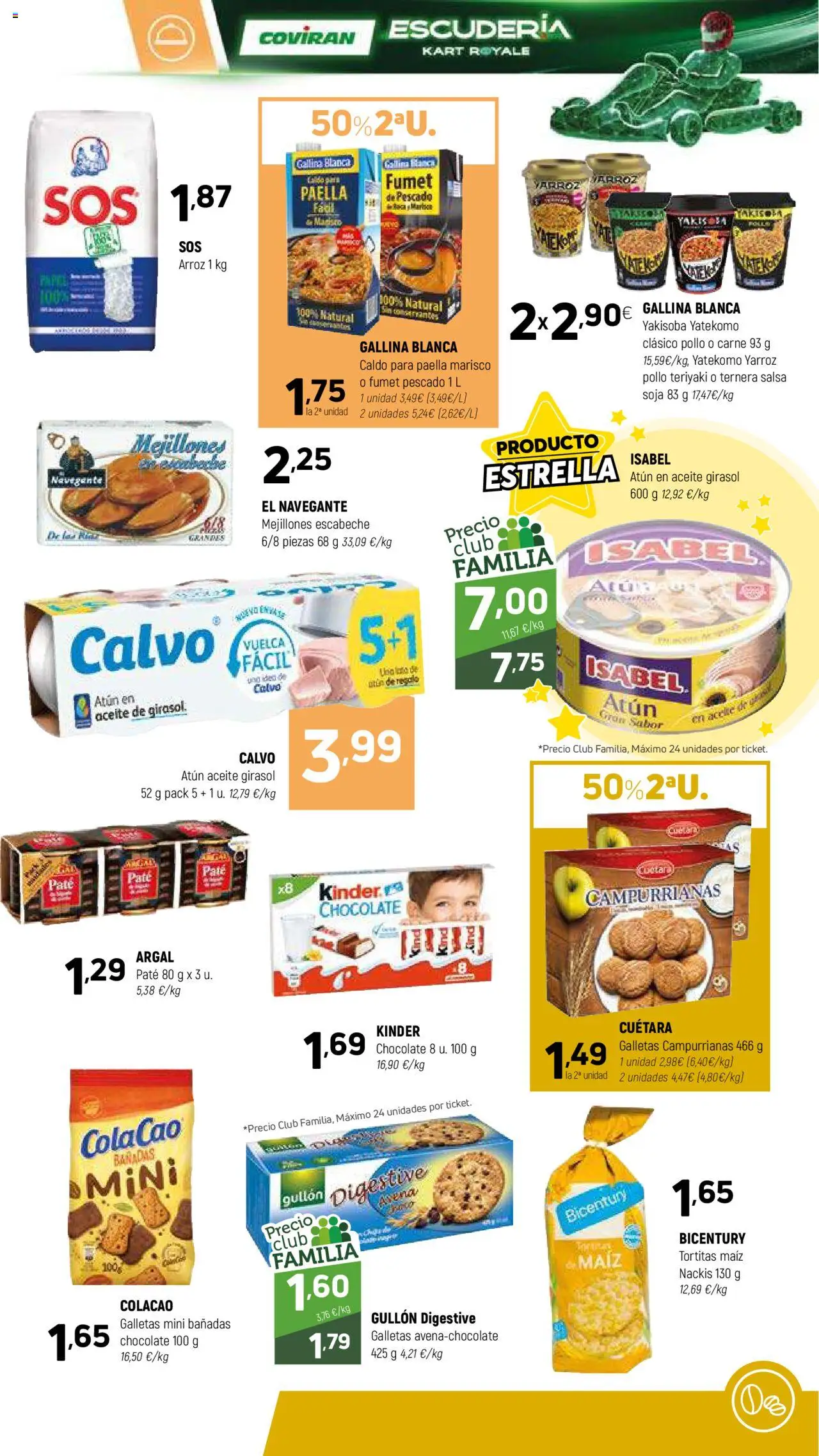 Coviran ofertas │ válido desde el 07.10.2025 | Página: 11 | Productos: Chocolate, Arroz, Pescado, Galletas