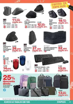 Pré-visualização Staples - Folheto Regresso ao Escritório 2026 válido de 05.01.2026 | Página: 23 | Produtos: Teclado