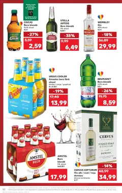 Ofertele Kaufland valabile de la 14.01.2026 | Pagină: 52 | Produse: Vin, Bere, Cireșe, Lămâie