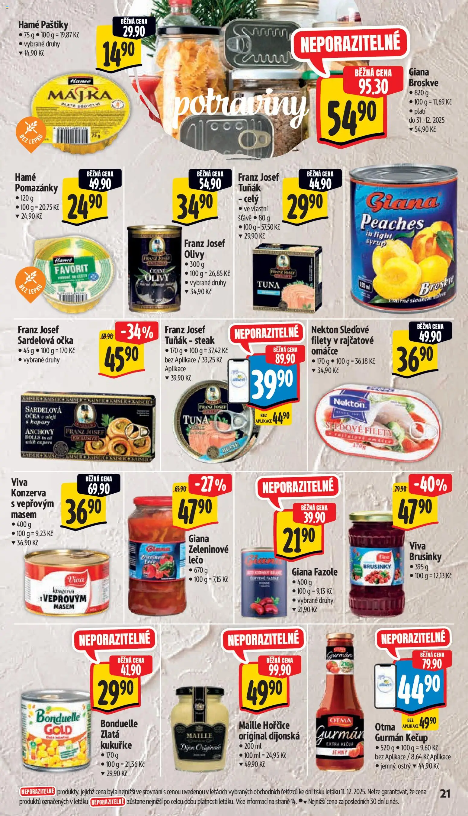 Albert leták - Supermarket od 17.12.2025 | Strana: 29 | Produkty: Kečup, Steak, Kapary, Hořčice