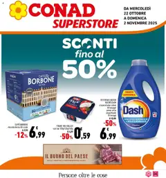 Anteprima del volantino Conad Superstore Sicilia catalogo valido a partire dal 22.10.2025