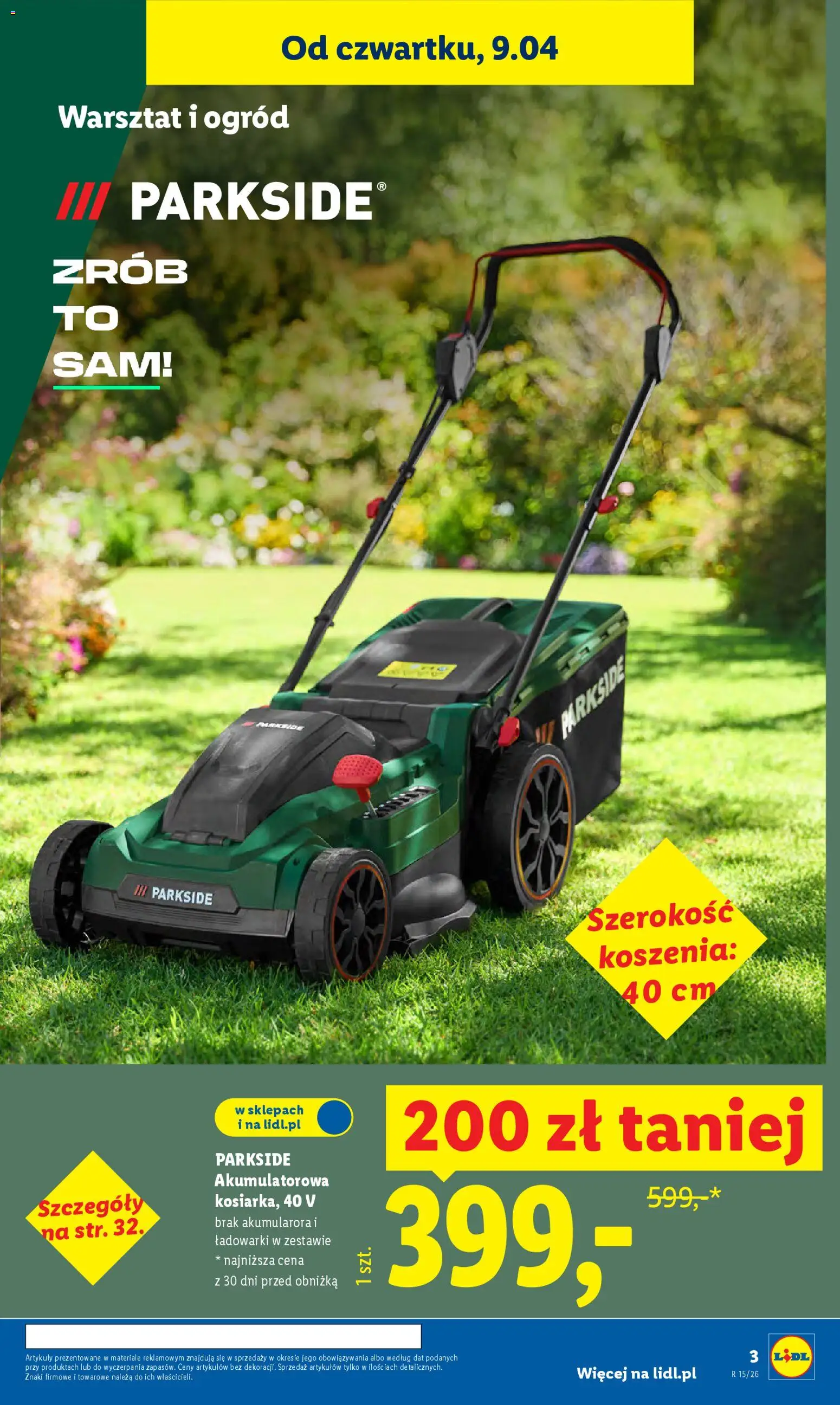 Lidl Polsko katalog od 07.04.2026 | Strana: 3 | Produkty: Parkside