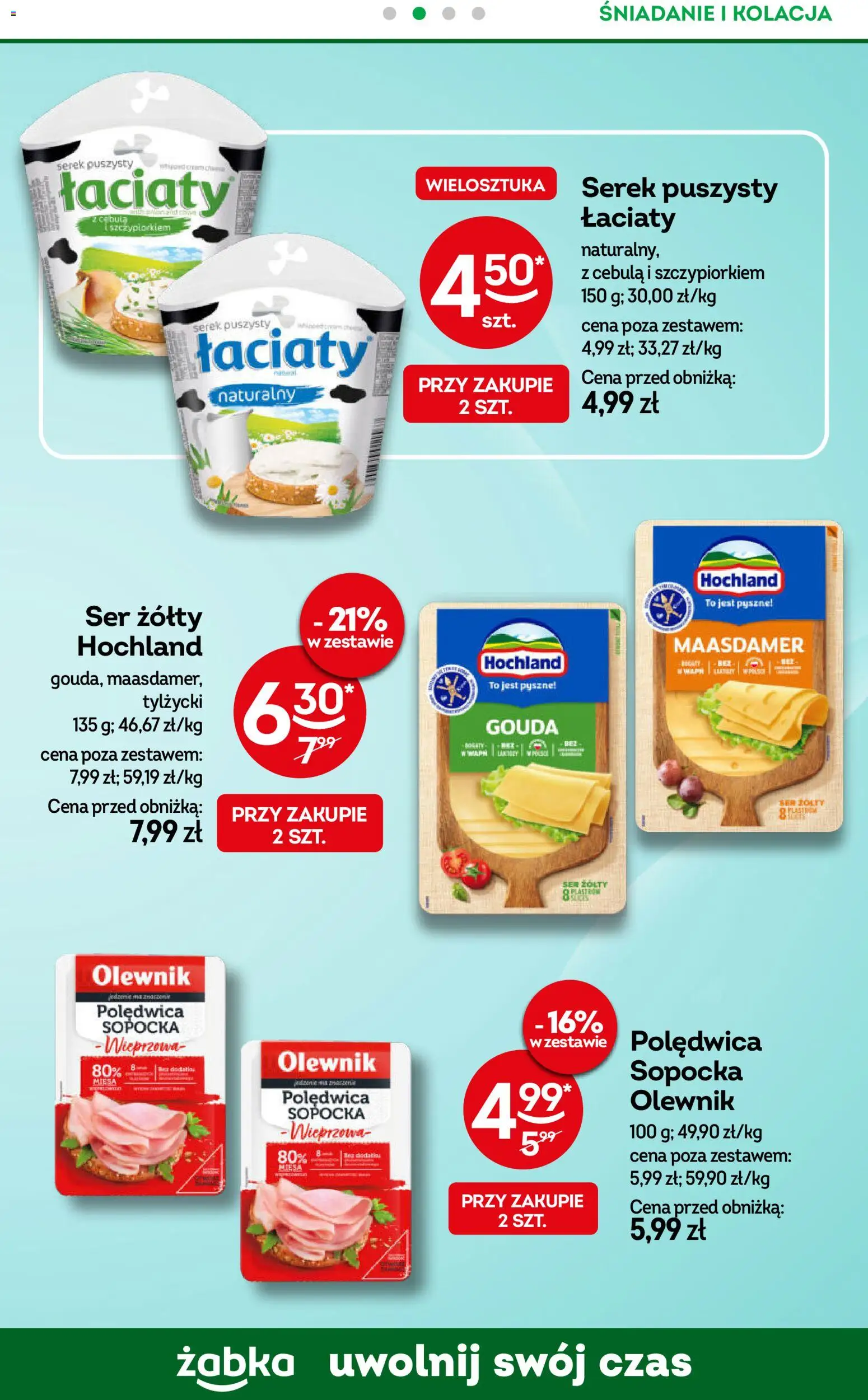 Żabka Gazetka - Codzienne produkty od 25.02.2026 | Strona: 11 | Produkty: Ser żółty, Serek, Ser
