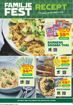 Coop Forum erbjudanden - Förhandsvisning av reklamblad från butik Coop Forum aktuell från 13.04.2026 | Sida: 11 | Produkter: Riven ost, Ost, Spaghetti