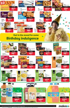 Makro Specials │ valid from 21.07.2025 | Page: 7 | Products: Corn, Light, Juice, Vegetables