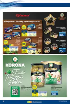 Metro akciós újság - amely érvényes a következő dátumtól: 16.04.2026 | Oldal: 20