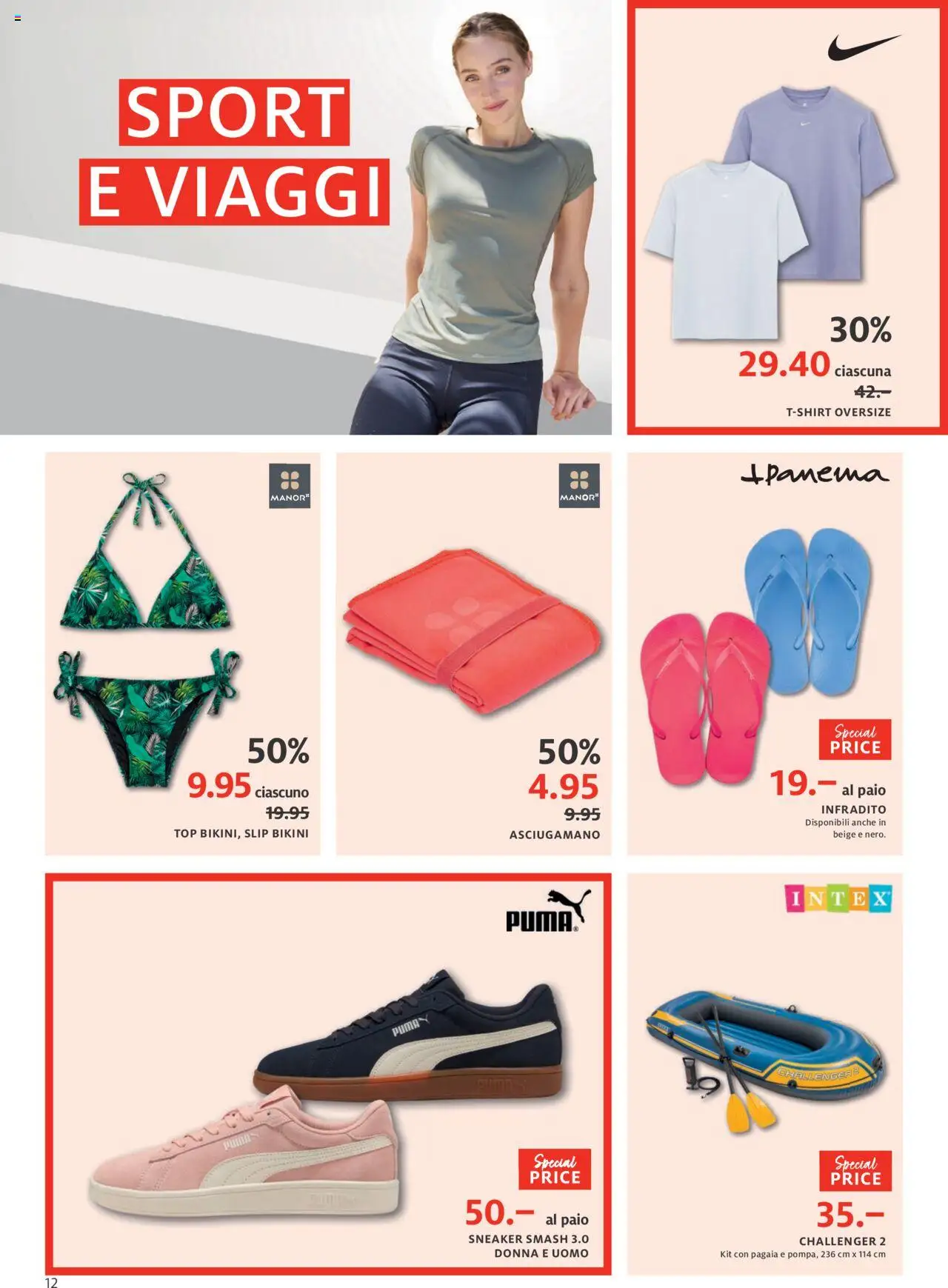 Manor Sale IT ab 24.06.2025 | Seite: 12 | Produkte: Slip, Top, Bikini