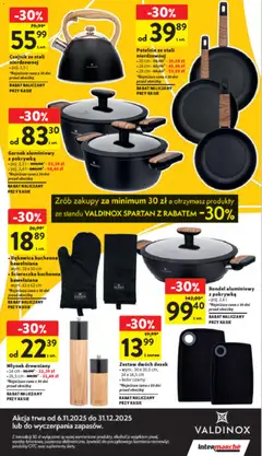 Pogląd oferty "Intermarche Konkurs - Odbierz rabat na produkty Valdinox Spartan -30%" - ważna od 06.11.2025