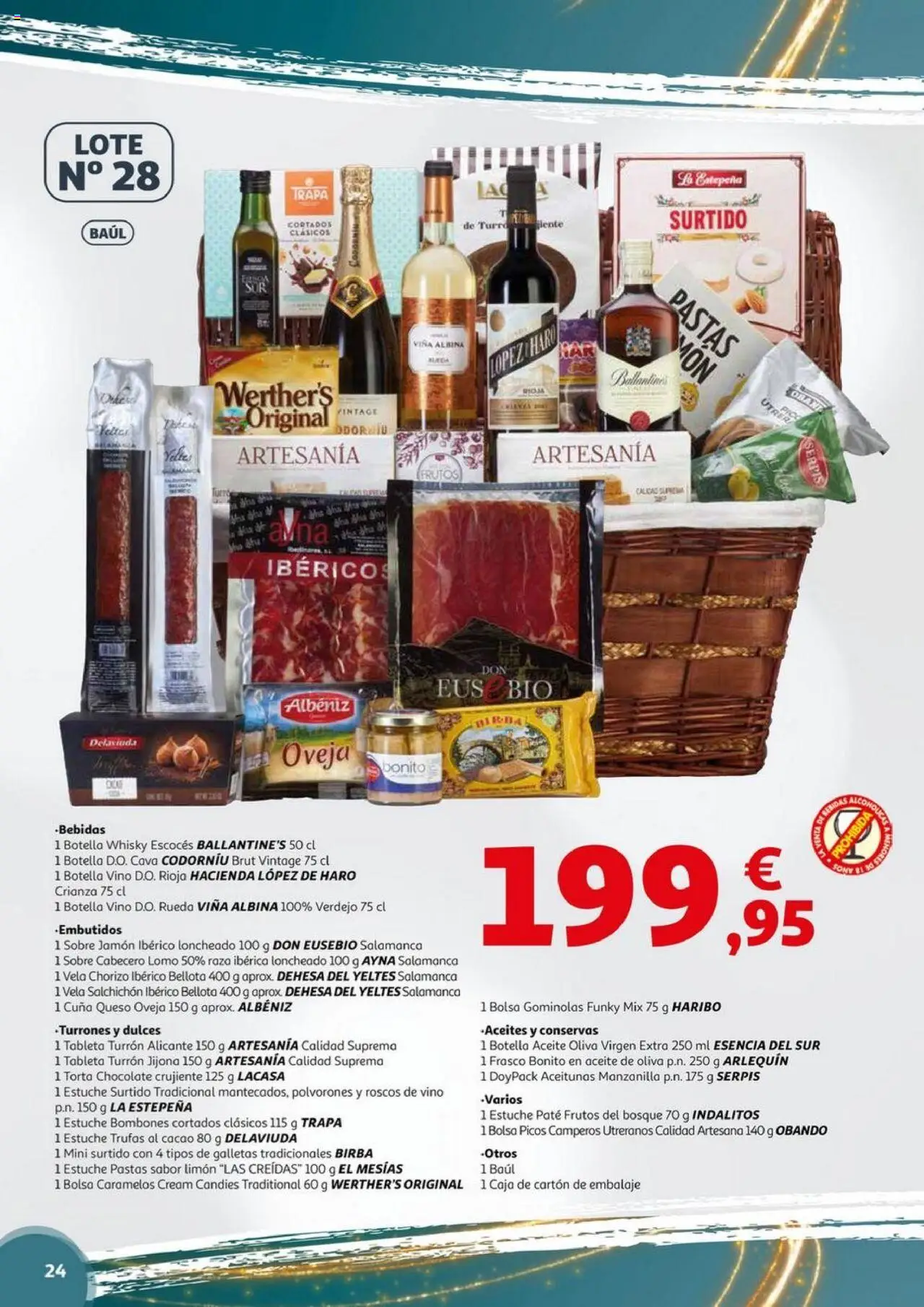Alcampo - Nacional │ válido desde el 06.11.2025 | Página: 24 | Productos: Chocolate, Bolsa, Cuna, Loncheado