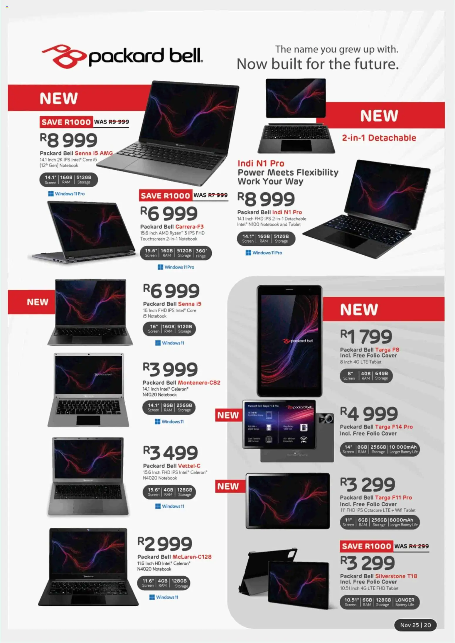 New Computer Mania catalogue – valid from 01.11.2025 | Page: 22 | Products: Cover, Notebook, Tablet, Battery