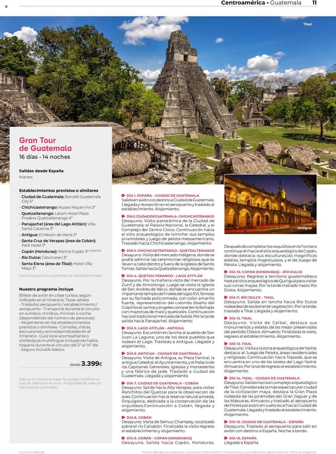 Viajes El Corte Inglés Centroamérica y Sudamérica │ válido desde el 01.01.2025 | Página: 11