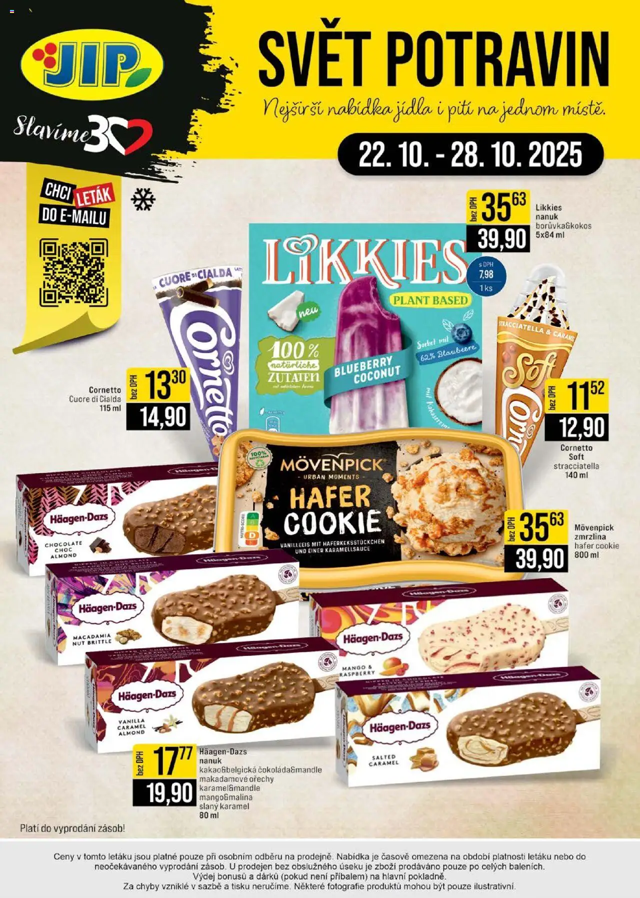 Jip leták - Cash & Carry od 22.10.2025 | Strana: 24 | Produkty: Slaný karamel, Nanuk, Mango, Zmrzlina