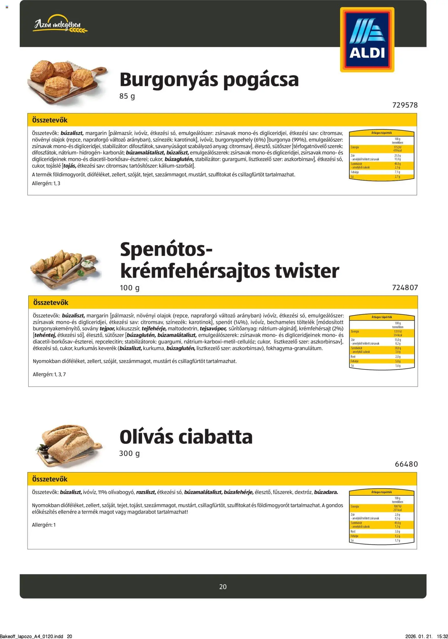 Aldi akciós ujság - amely érvényes a következő dátumtól: 26.08.2024 | Oldal: 20 | Termékek: Fehérje, Repceolaj, Darált dió, Dió
