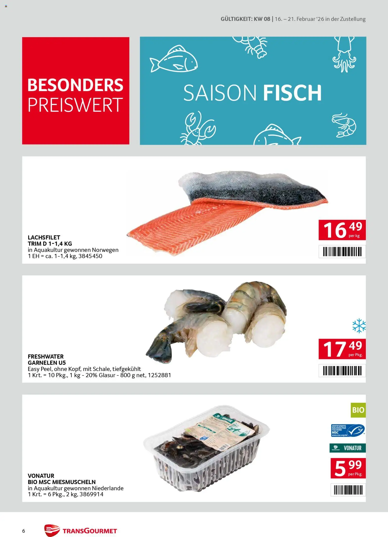 Transgourmet Zustellaktion gültig ab 16.02.2026 | Seite: 6