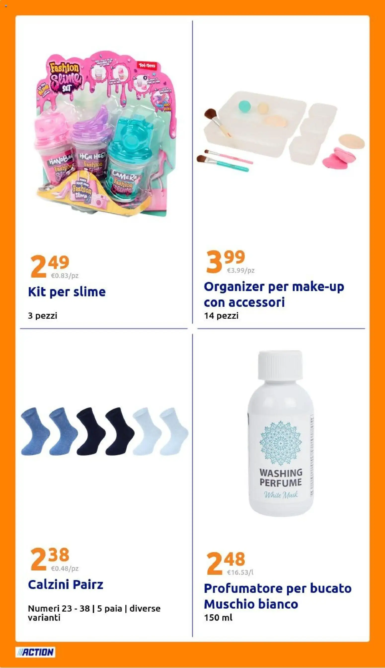 Volantino Action del 18.02.2026 | Pagina: 28 | Prodotti: Calzini