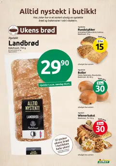Forhåndsvisning av Joker kundeavis gyldig fra 25.11.2025 | Side: 20 | Produkter: Смарт-годинник, Brød, Myggfångare, Rundstykker