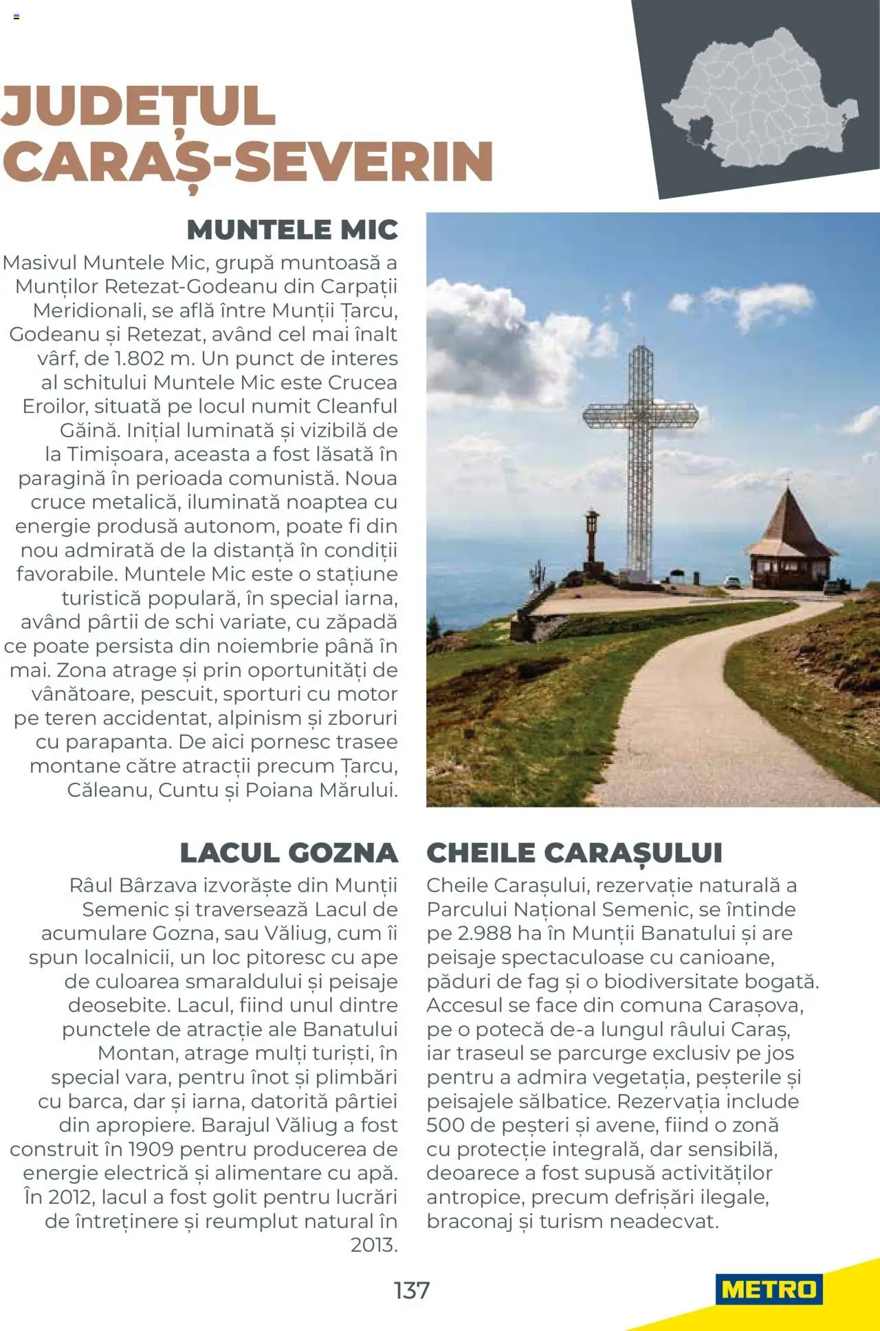 Metro catalog - Ghid de călătorie România – valabil de la 01.08.2025 | Pagină: 137