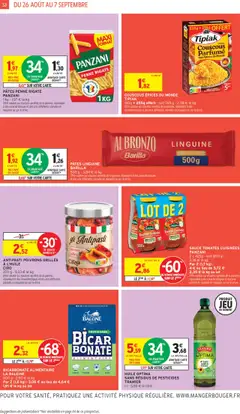  | Page: 38 | Produits: Couscous, Huile, Tomates, Pâtes