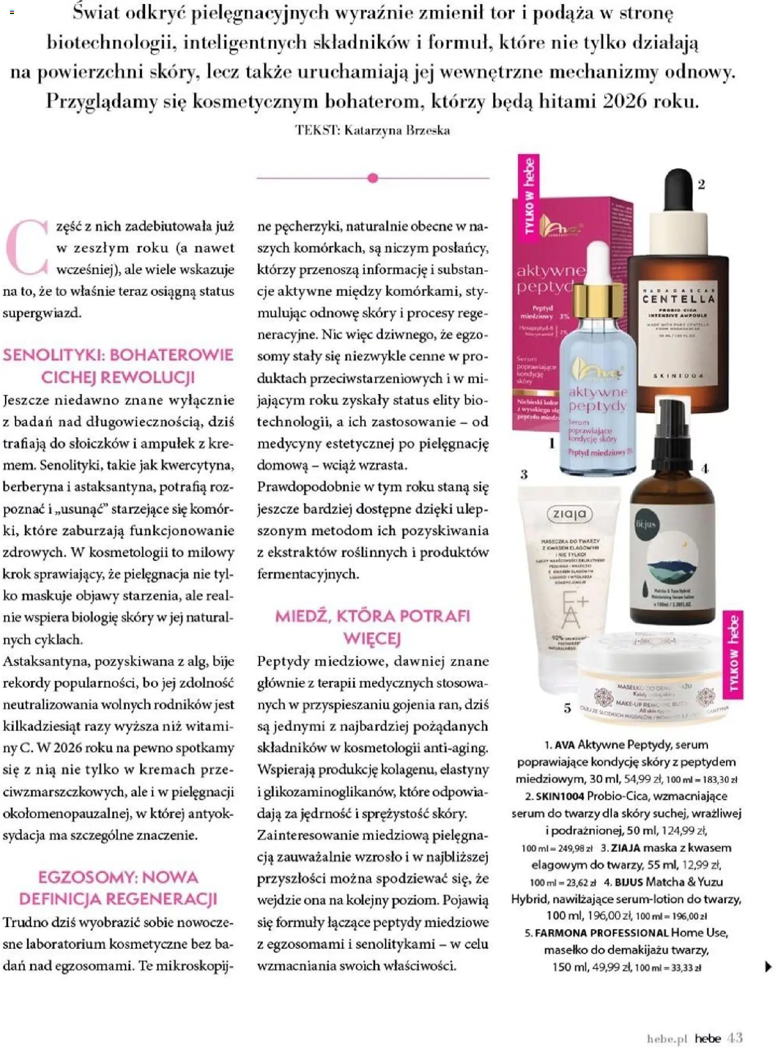 Hebe Gazetka - Magazyn od 01.01.2026 | Strona: 43