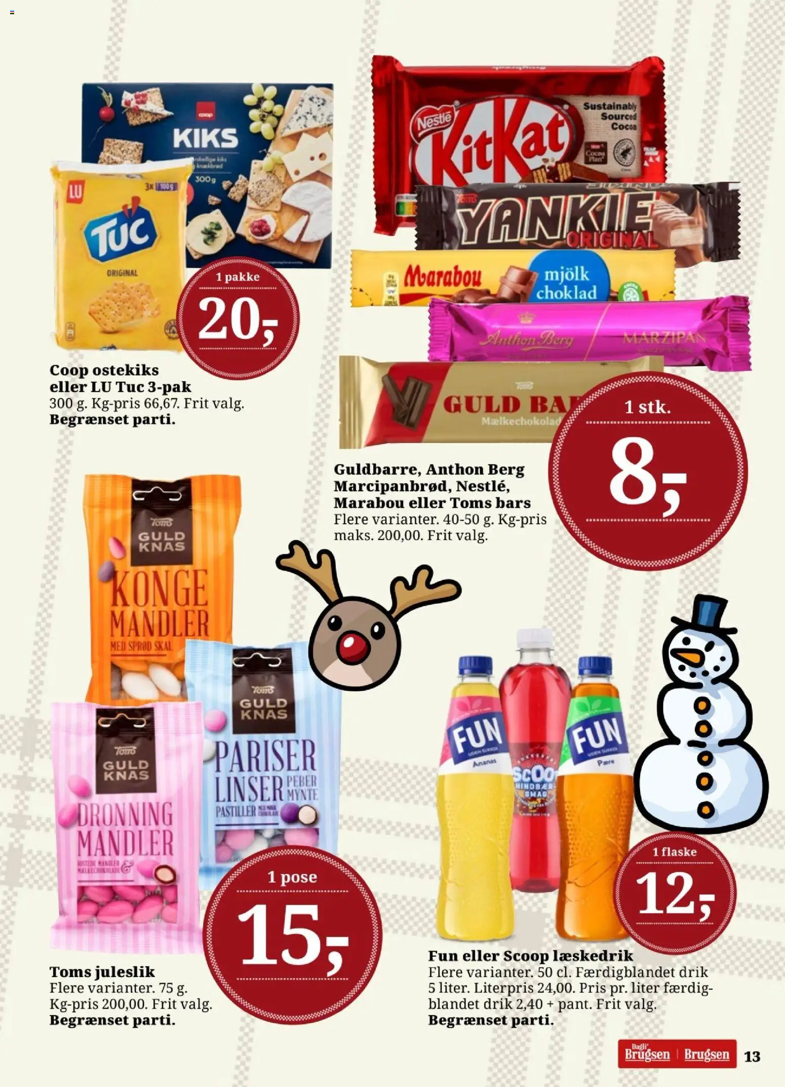 Dagli'Brugsen tilbudsavis – gyldig fra 05.12.2025 | Side: 13 | Produkter: Ananas, Peber, Hindbær, Mynte