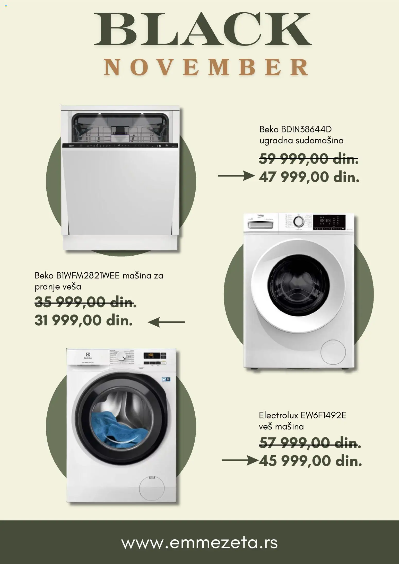 Emmezeta katalog - važi od 01.11.2025 | Strana: 4 | Proizvode: Mašina za pranje veša, Veš mašina