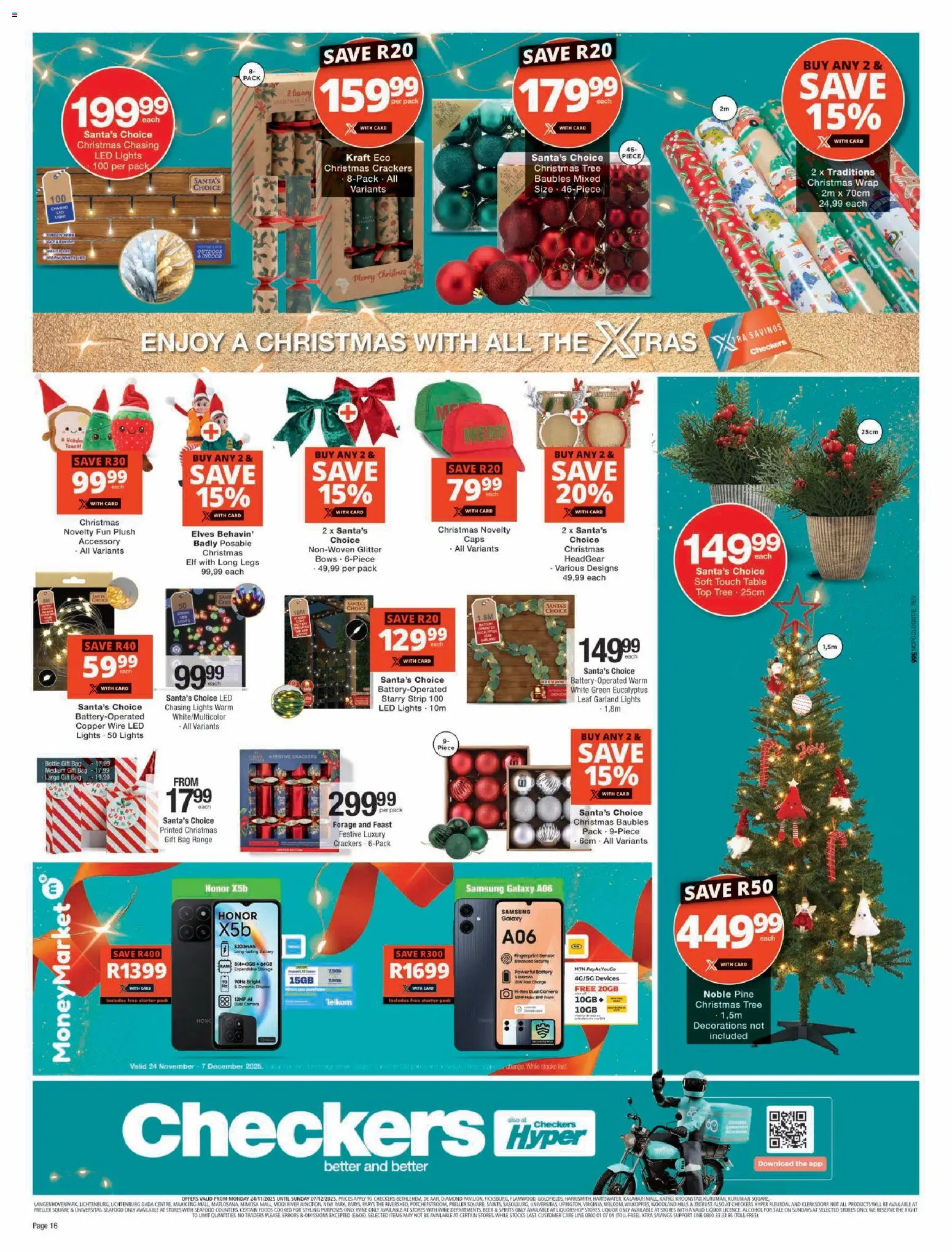 New Checkers catalogue – valid from 24.11.2025 | Page: 16 | Products: Camera, Battery, Wine, Seafood