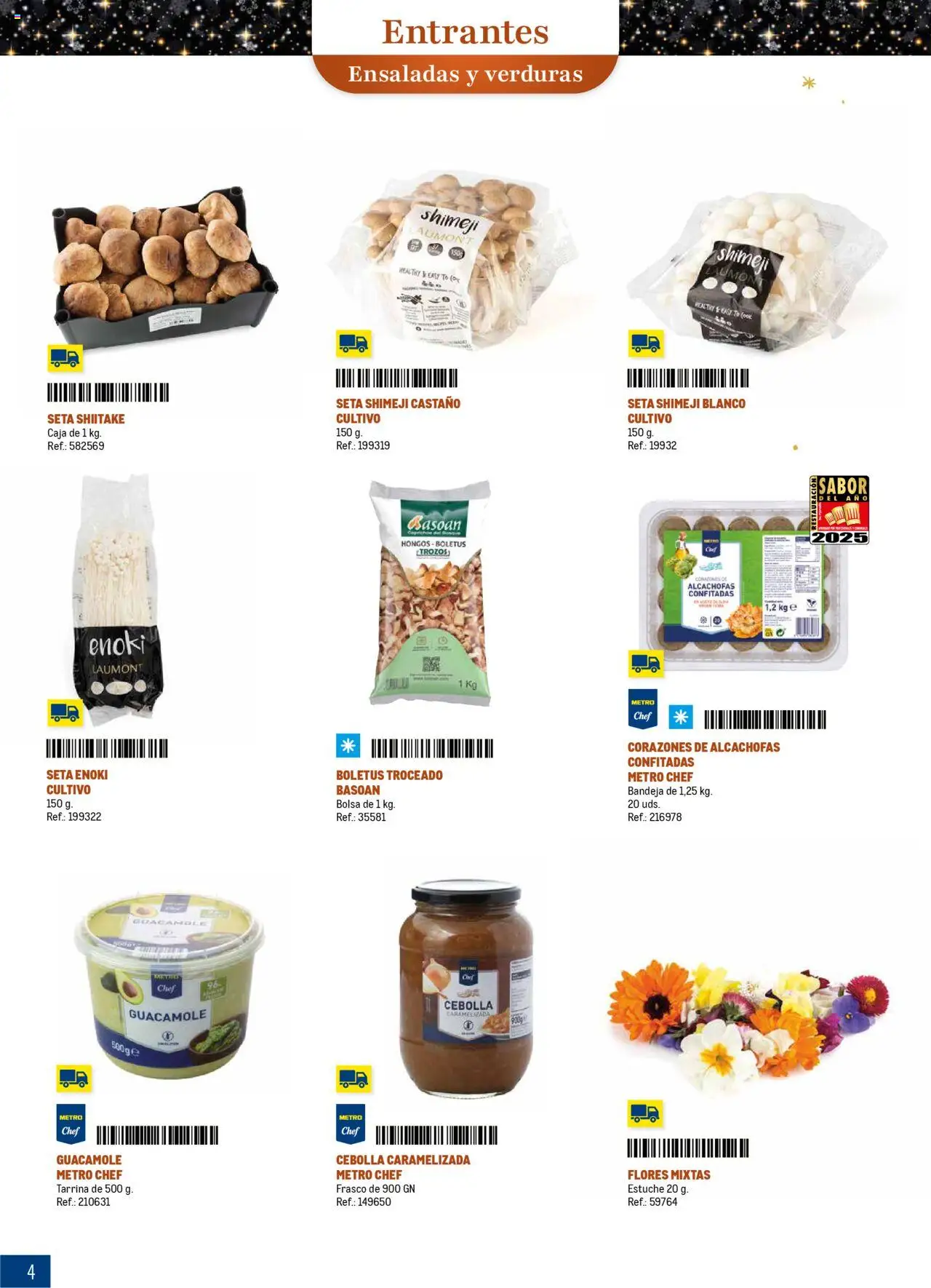 Makro - Comidas y Cenas de Navidad Norte 2 │ válido desde el 03.10.2025 | Página: 4 | Productos: Guacamole, Bolsa, Bandeja, Caja