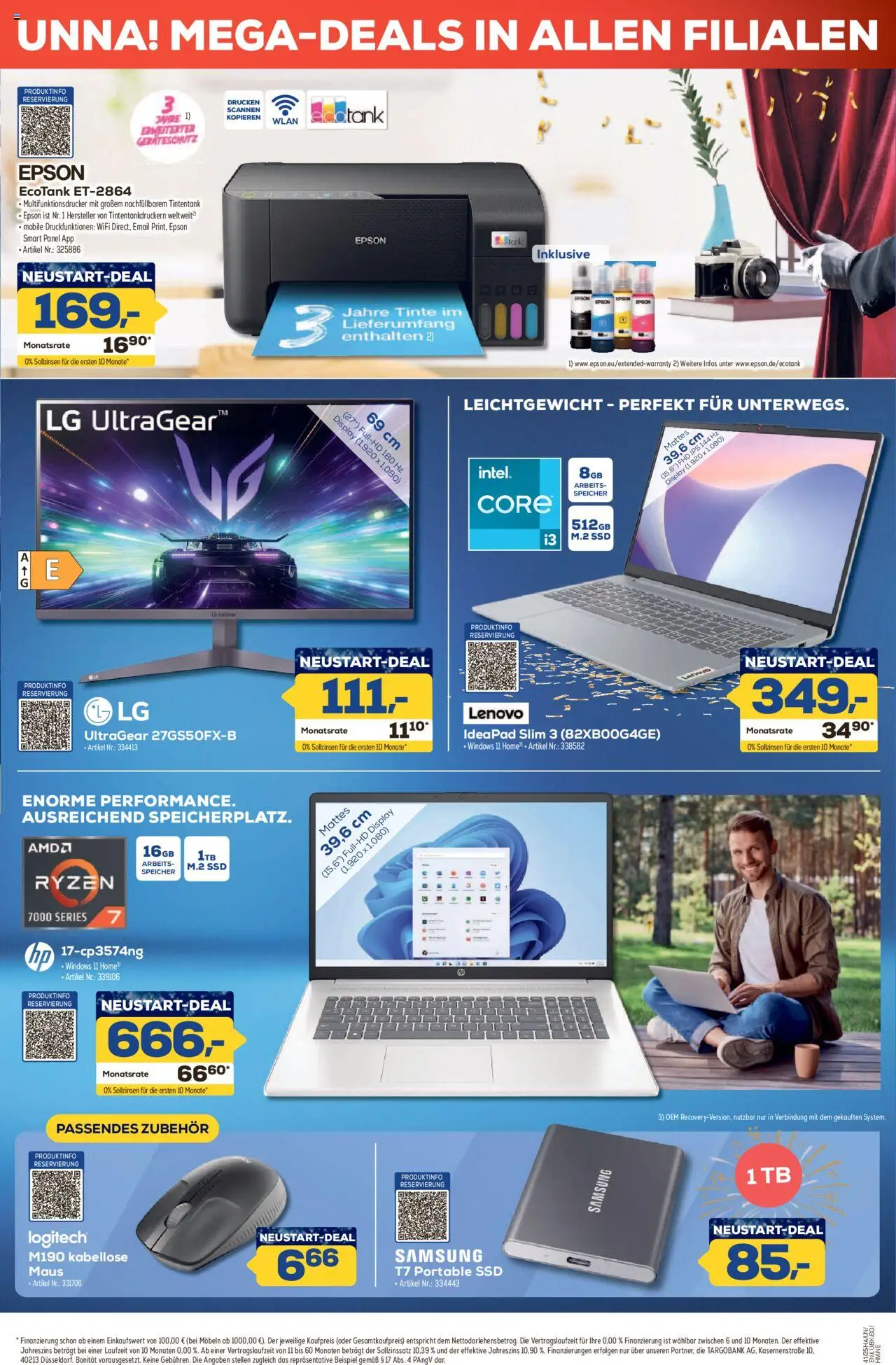 Euronics  Neustart Teil 2 – gültig ab 09.10.2025 | Seite: 7 | Produkte: Lenovo, Epson, LG, Samsung