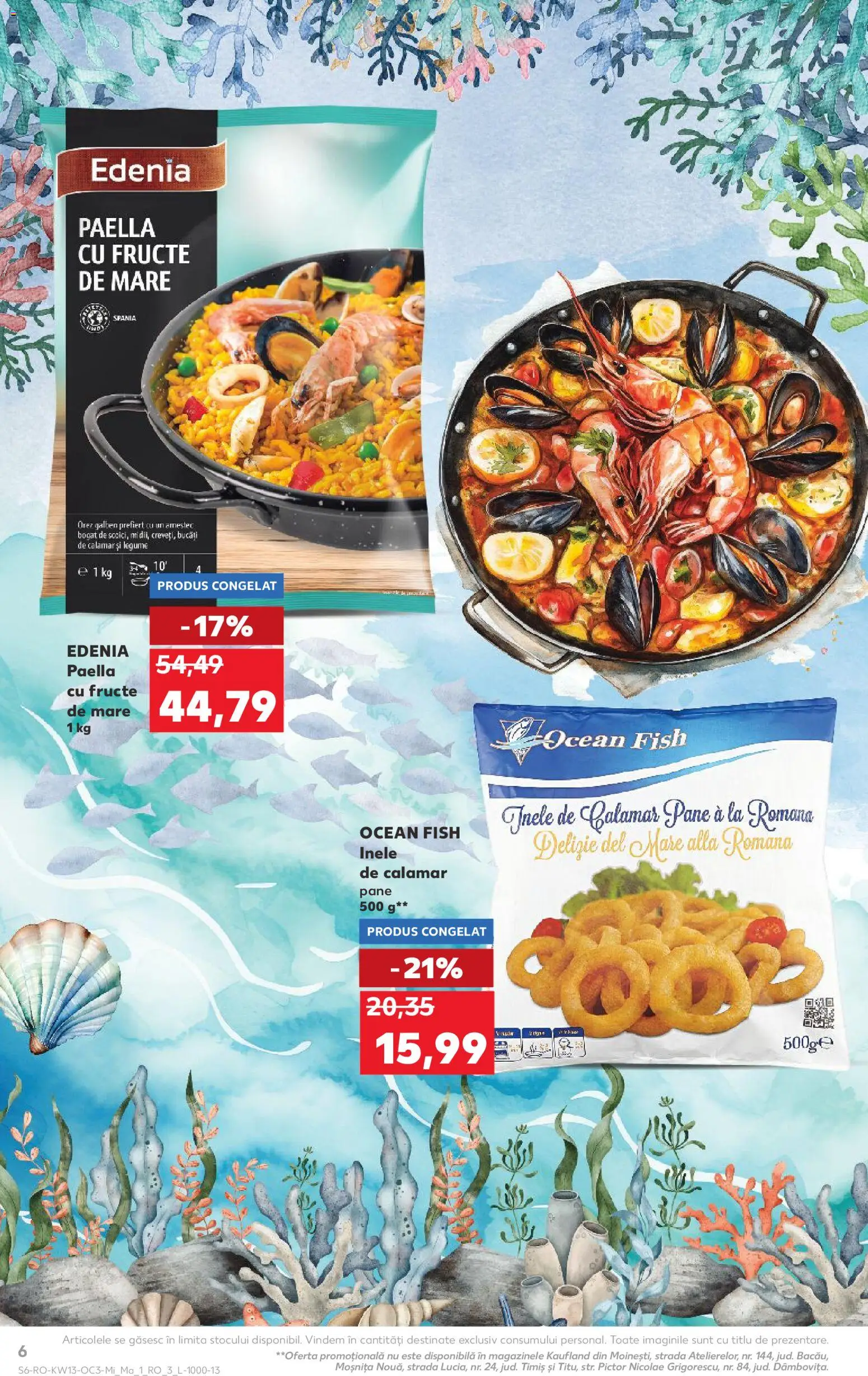 Noul catalog Kaufland – valabil de la 25.03.2026 | Pagină: 6 | Produse: Orez, Legume, Fructe, Fructe De Mare