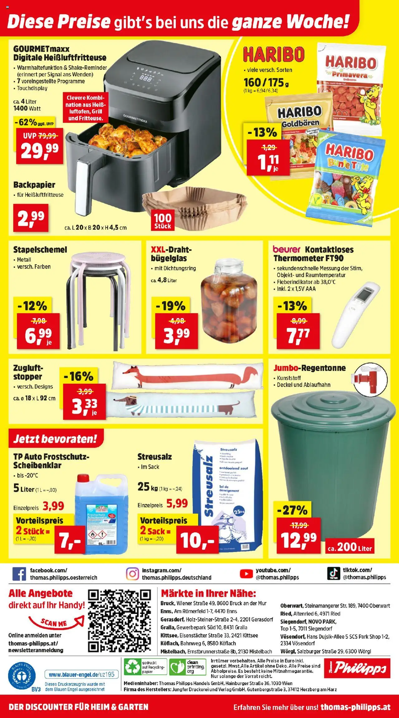 Thomas Philipps Flugblatt gültig ab 06.10.2025 | Seite: 17 | Produkte: Erdbeeren, Grill, Thermometer
