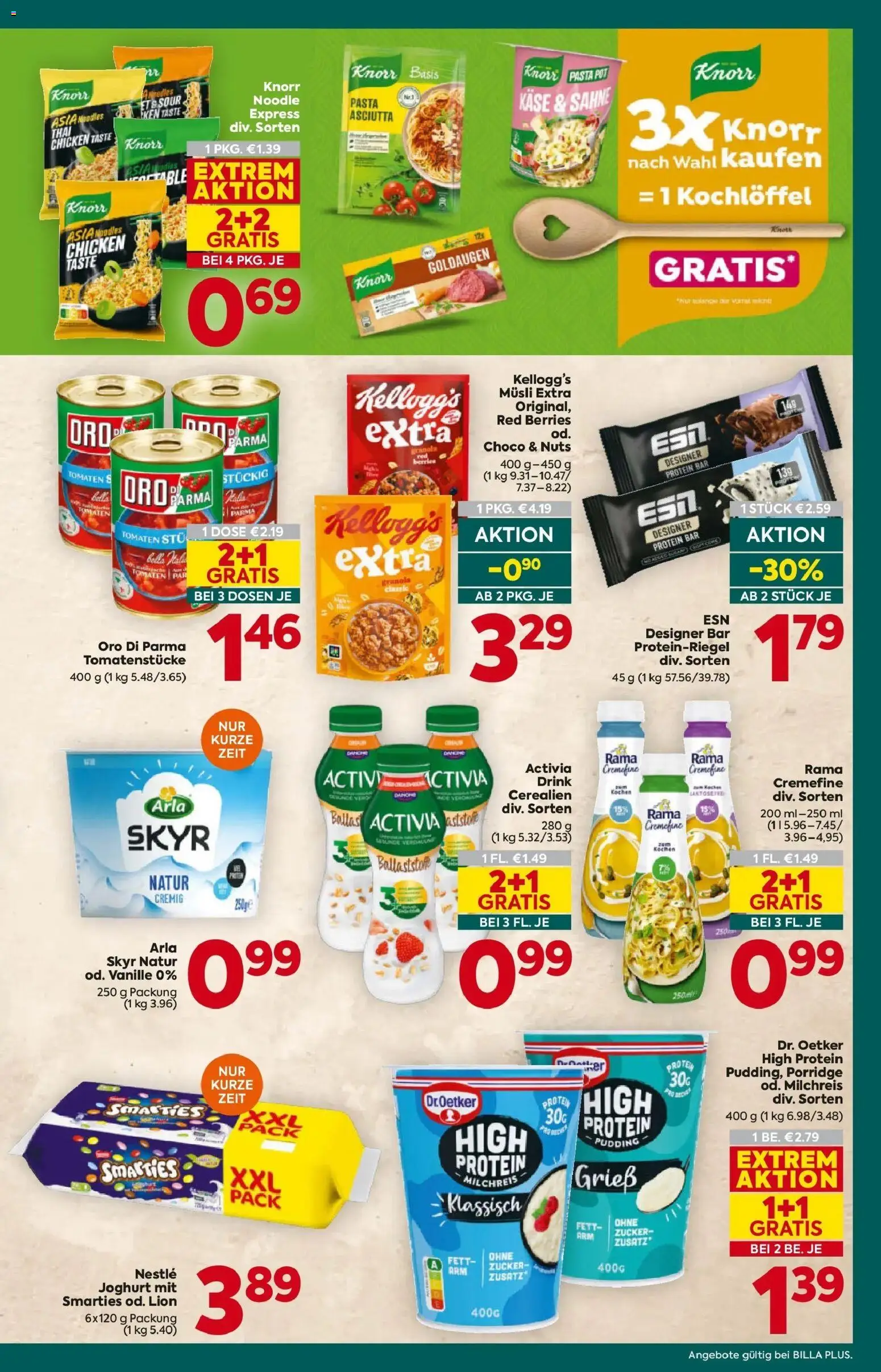 Billa Plus Flugblatt - Wien gültig ab 15.01.2026 | Seite: 17 | Produkte: Pasta, Matériel de rangement Fitness, Zucker, Tomaten