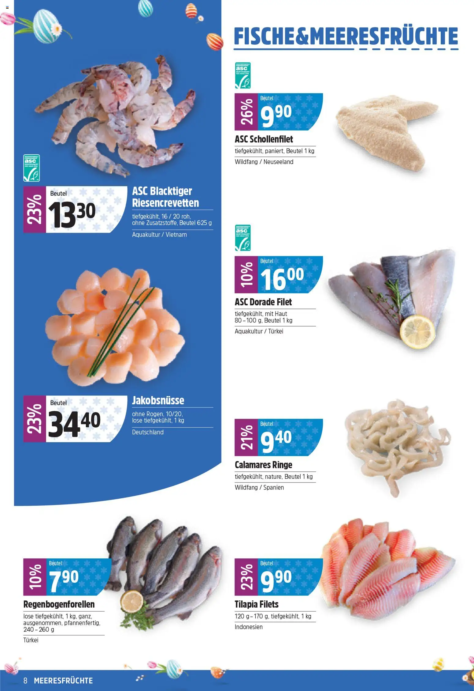 TopCC aktionen – gültig ab 16.03.2026 | Seite: 8 | Produkte: Meeresfrüchte