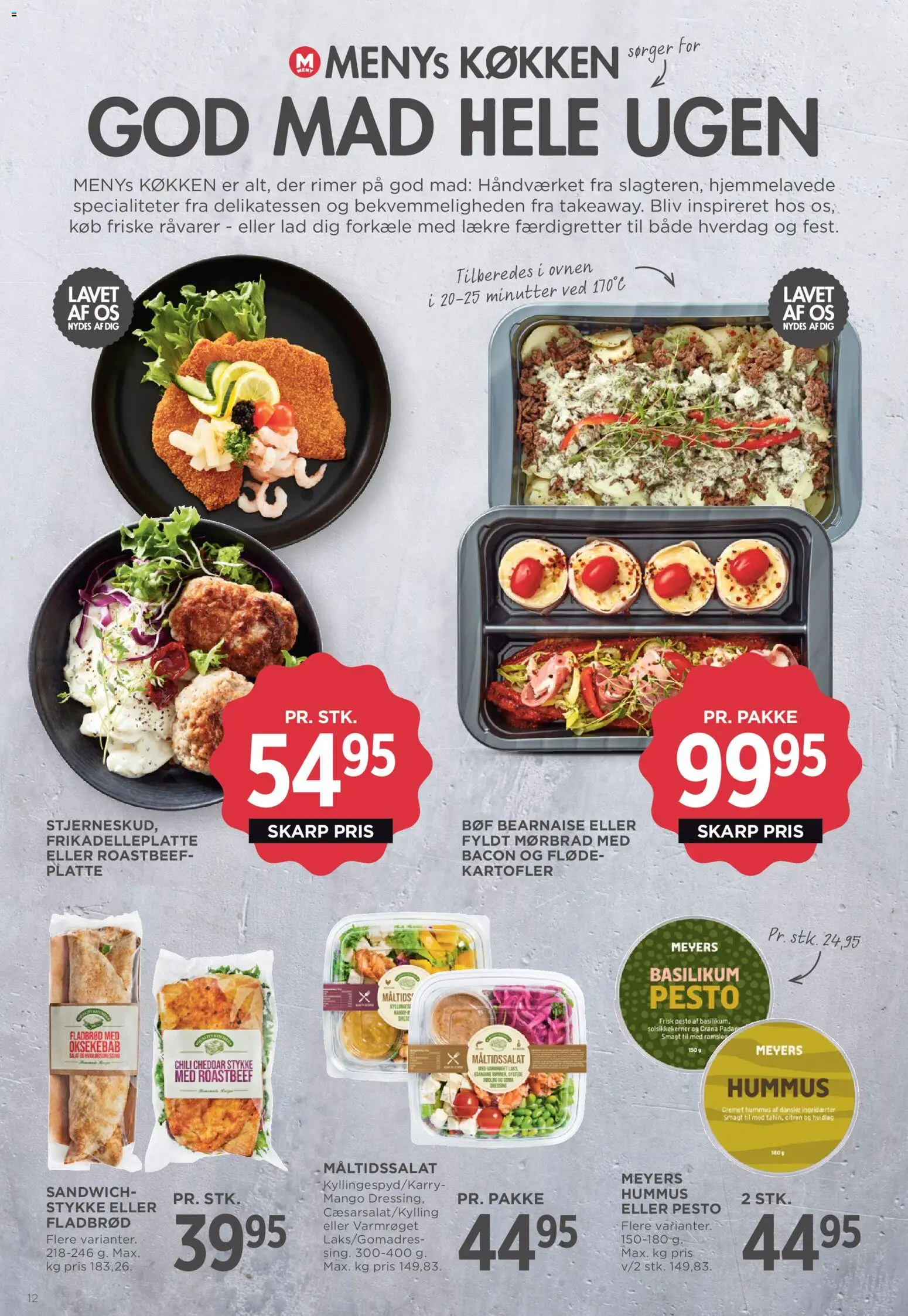 Meny tilbudsavis – gyldig fra 13.02.2026 | Side: 15 | Produkter: Fløde, Hvidløg, Pesto, Bacon