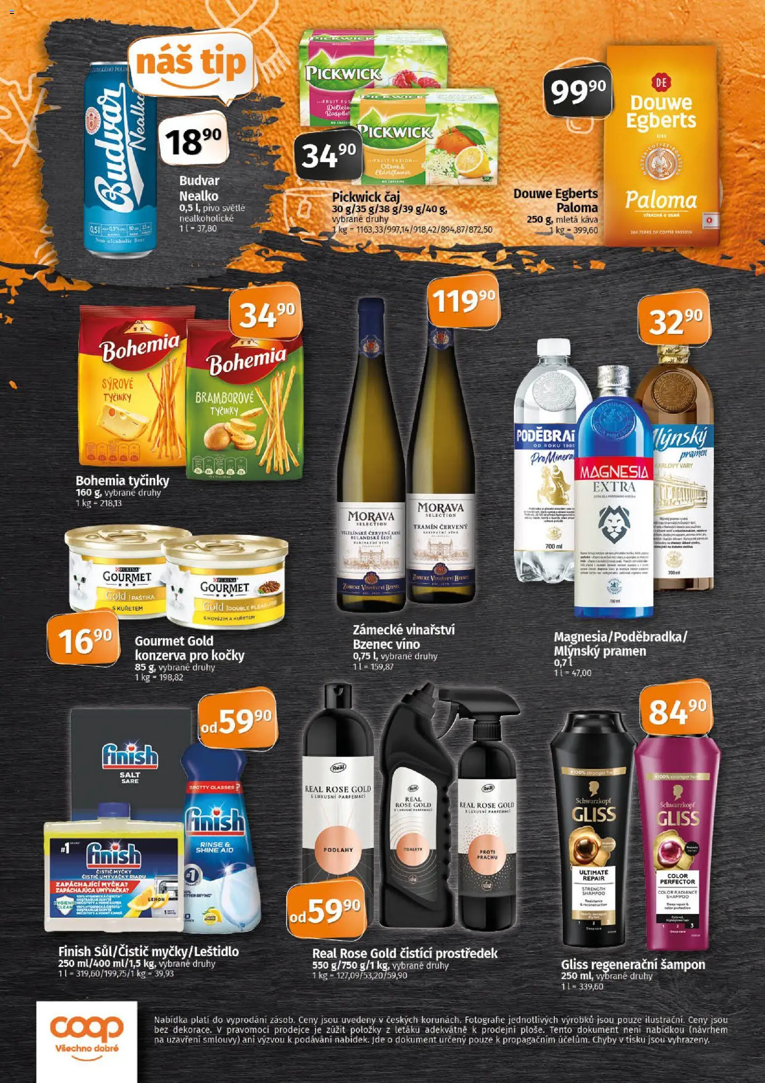 Coop leták - Tip Extra od 12.11.2025 | Strana: 4 | Produkty: Čistič myčky, Káva, Víno, Magnesia