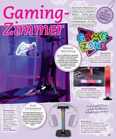 Poco Prospekt Wohnwelt Frühling 2026 ab 16.02.2026 gültig | Seite: 13 | Produkte: Gamingstuhl, Bildschirm, Headset, PC