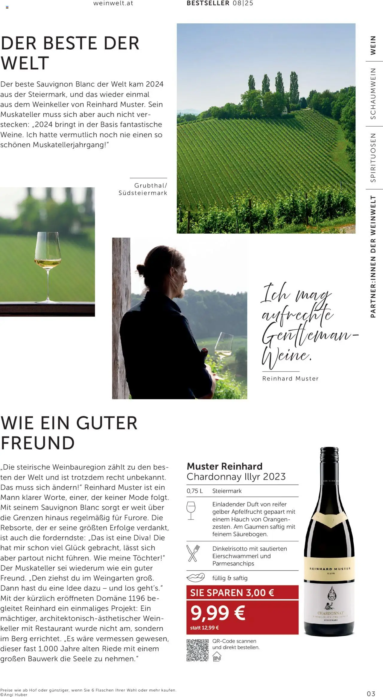 Interspar Wein Welt gültig ab 24.07.2025 | Seite: 3 | Produkte: Duft, Wein, Orangen